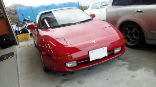 ＭＲ２全塗装 ソリッド赤 