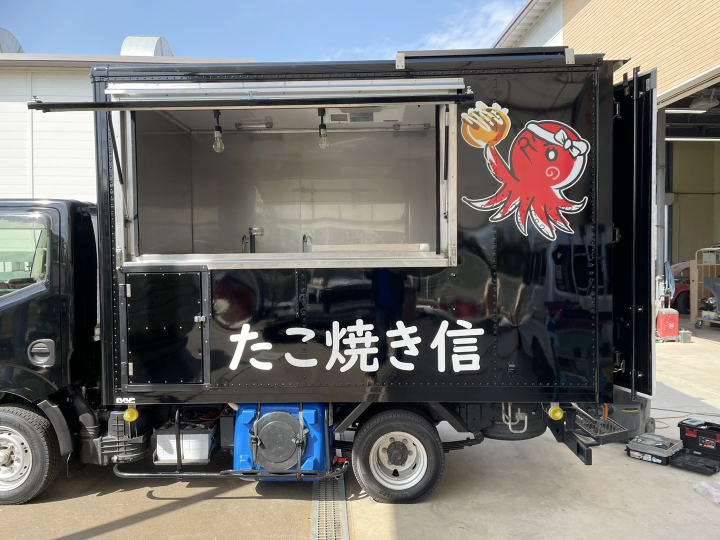 移動販売車側面展開３